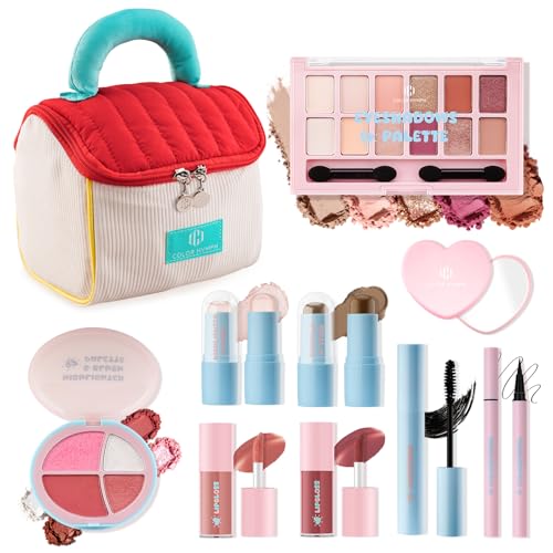 Color Nymph All-in-One Makeup Kit for Teen Girls - 12 Eyeshadows & More