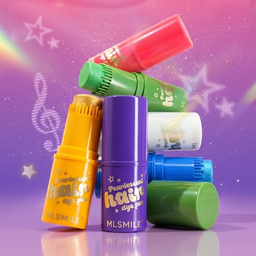 Hair Chalk Set 6 Colors Waterproof Washable Kids