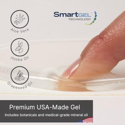 NatraCure 5-Toe Gel Lined Moisturizing Socks for Dry Feet & Heels - Large