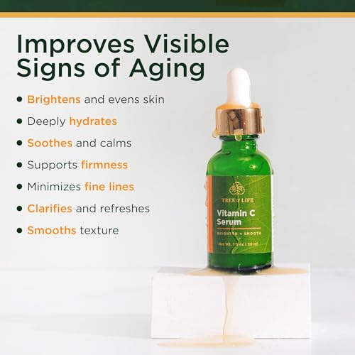 Tree of Life Vitamin C Serum for Face | Dark Spots & Fine Lines