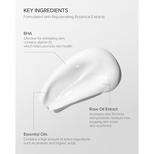 SON&PARK Overnight Sleeping Cream Hydration Balm Mask with Rose Water Beauty water & BHA Complex, Essential Oil [Lavender, Lemon] to Hydrate, Boost Skin Barrier, and Calming Break Out