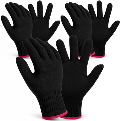 Heat Resistant Gloves for Hair Styling | 3 Pairs