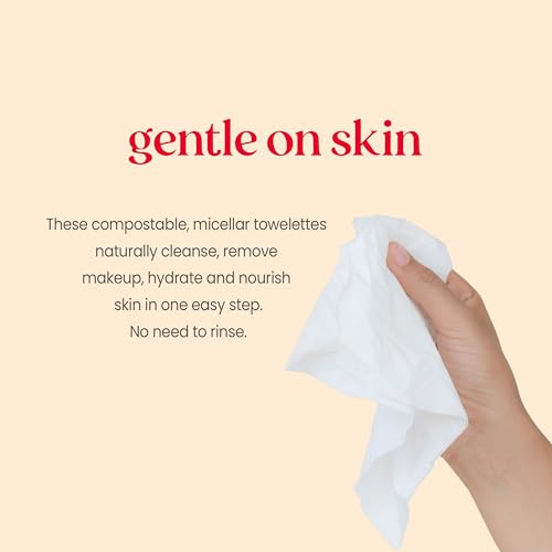 Burt's Bees Micellar Rose Water Facial Wipes - Makeup Remover Cloths