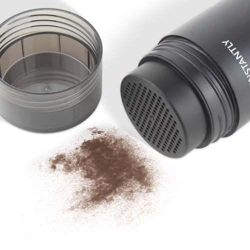 Hair Fibers for Thinning Hair - Natural Building Powder, Medium Brown