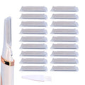 18 Pack Dermaplane Blade Refills for Flawless Dermaplane Glo Sonic Facial Exfoliator