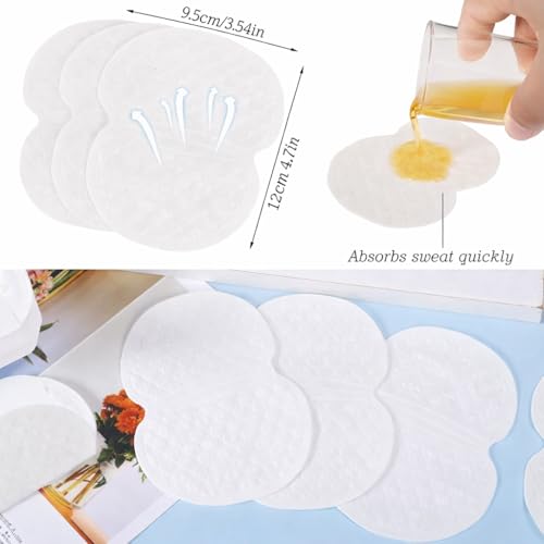 Disposable Armpit Sweat Pads - 50 Pcs Peel-and-Stick Protection