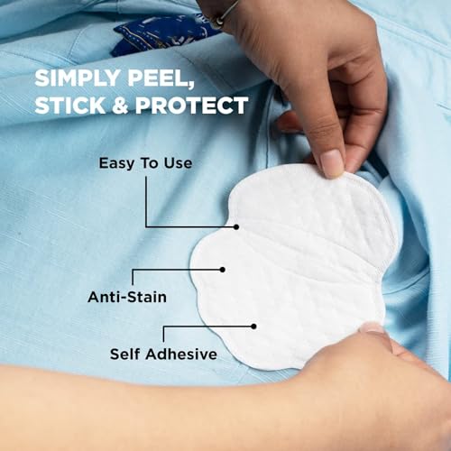 Ultra Thin Underarm Sweat Pads - Self Adhesive Armpit Shields, 14 Count