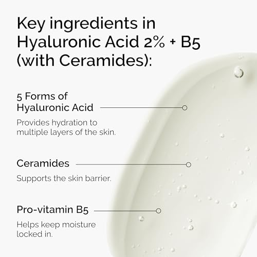 Hyaluronic Acid 2% + B5 Serum with Ceramides for Hydration