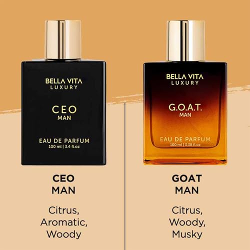 BellaVita Luxury CEO & GOAT Man Perfume Combo 2x100ml