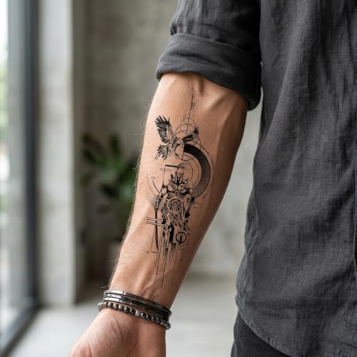 Waterproof Temporary Tattoos - 2 Sheets, 7-15 Day Wear