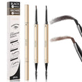 docolor Micro Eyebrow Pencil Duo - Black & Dark Brown, 2-Pack