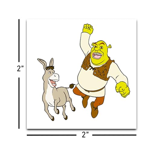 Shrek Temporary Tattoos - 72 Pack Party Favors