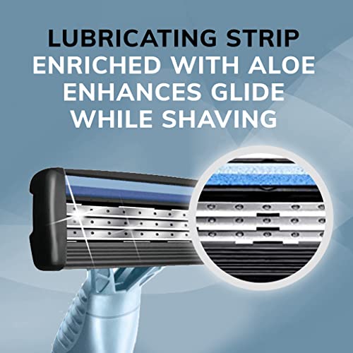BIC Flex 3 Men¡¯s Disposable Razors With 3 Blades, For a Smooth and Comfortable Shave, 4 Piece Razor Kit for Men