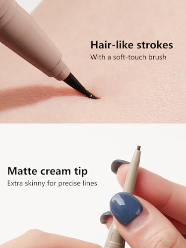 SHEGLAM Dual-Sided Waterproof Eyebrow Pencil - Chocolate