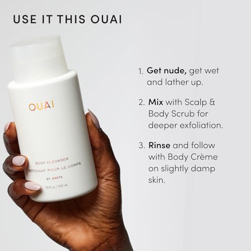 OUAI Body Cleanser St. Barts - Hydrating Foaming Wash 10 Fl Oz