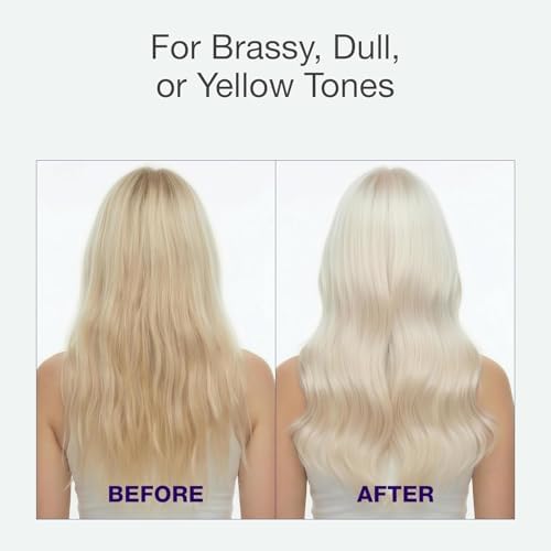 GK HAIR Silver Bombshell Purple Shampoo - 9.5 Oz, Sulfate-Free Toning for Blonde & Gray Hair