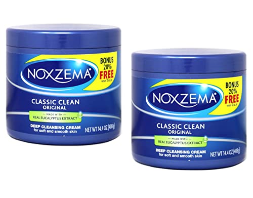 NOXZEMA Deep Cleansing Cream, 12 Ounce (Pack of 2)