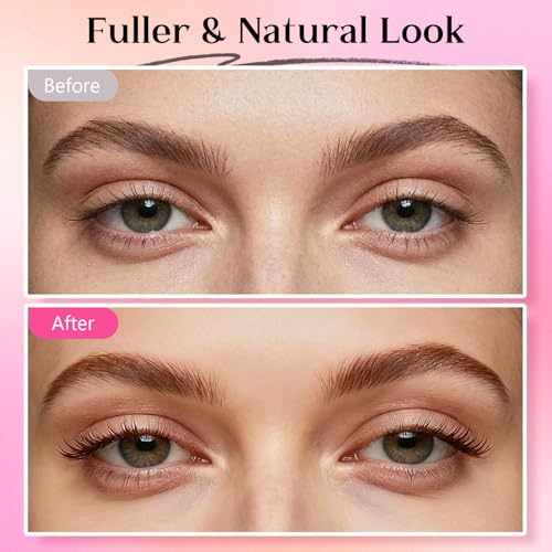 YIMEIR 2-in-1 Eyelash & Eyebrow Color Kit - Brown, Salon Quality