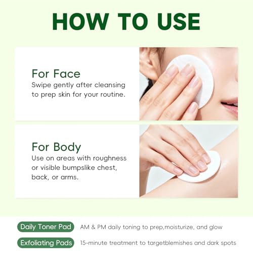 Toning Polish Pads, Skincare Toner Pads for Dark Spots, Wrinkles & Dull Skin - Hydrating Facial Treatment with Snail Mucin, Niacinamide, Peptides & Centella -100 Count