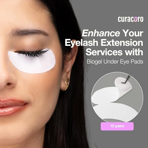 Curacoro Biogel Under Eye Pads 10 Pairs for Lash Extensions