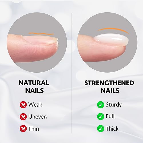 GAOY Builder Gel for Nails - 16ml Milky White Nail Extension Hard Gel