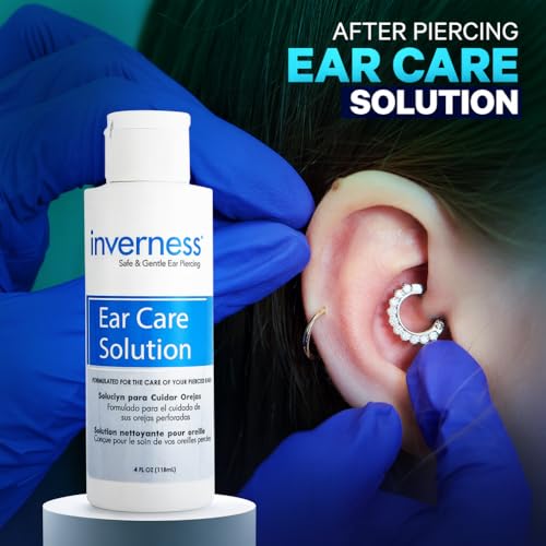 Inverness After Piercing Ear Care Solution 4 oz, 2-Pack