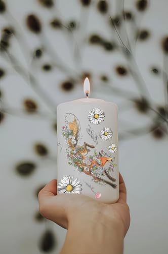 Floral Fox Temporary Tattoos for Adults - Waterproof, 5-7 Days