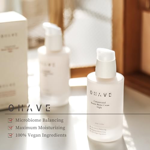 Night Cream ? Vegan Formula, Natural Ingredients, Skin Hydration & Firmness Care, Cruelty-Free, Dermatologist Tested - 45ml