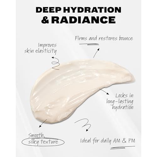 Then I Met You Renewing Rich Beauty Cream, Deep Hydration Korean Moisturizer with Quad Ginseng Complex, Fast Absorbing Vegan-Cruelty-Free Plant-Based Antioxidant, Alcohol Free Skincare for Exfoliated