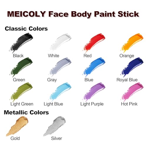 Clown White Face Paint Stick - 1.06oz Waterproof Makeup