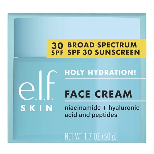 e.l.f. SKIN Holy Hydration Face Cream SPF 30 Moisturizer 1.7 oz - Daily Hydrating Sunscreen
