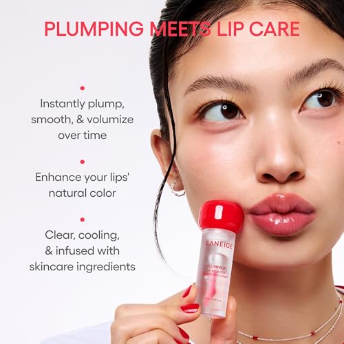 LANEIGE Flush Pop Peptide Lip Gloss - Plumping & Cooling