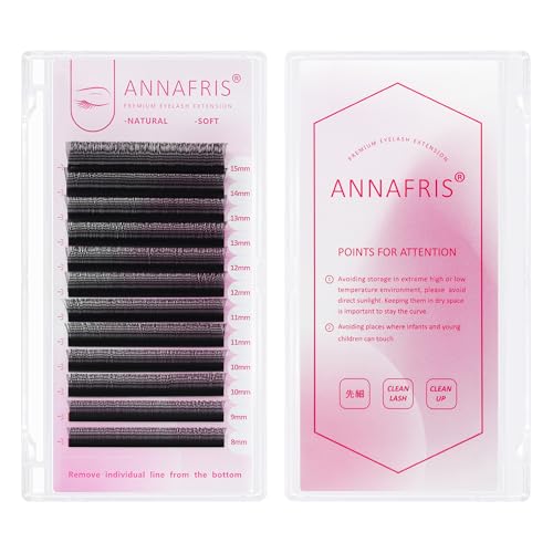 ANNAFRIS YY Eyelash Extensions 0.07D 8-15mm Mix