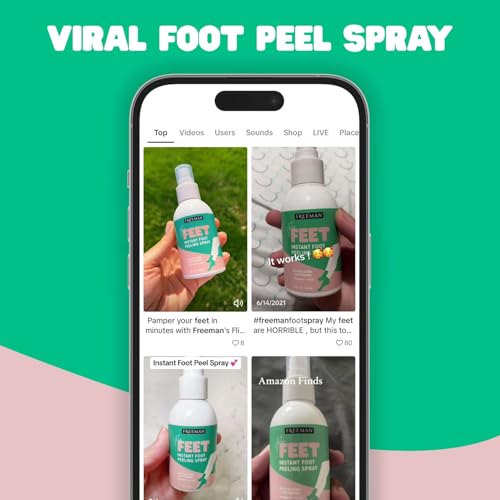 Freeman Flirty Feet Instant Foot Peeling Spray, 4 fl.oz