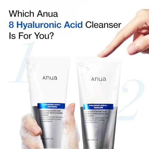ANUA Moisturizing Gel Cleanser - Hydrating Face Wash, 5.07 fl oz