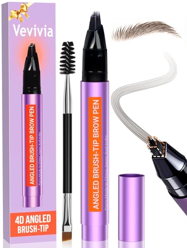 Vevivia 4D Eyebrow Pen - Waterproof Microblading Brow Pencil