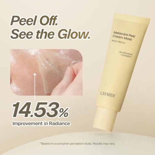 CHARDE Peel Off Face Mask for Dark Spots with Tranexamic Acid, Korean Skincare
