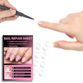 Veerlogix 1 Pack Clear Nail Repair Patches – 6 Sizes, Damaged Nail Fix Sheets