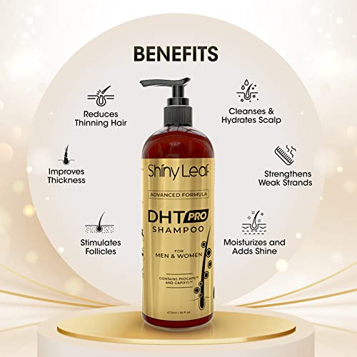 Shiny Leaf DHT Pro Shampoo for Thinning Hair, 16 oz