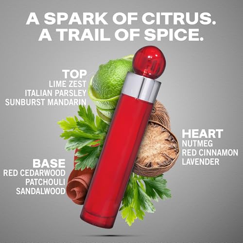 Perry Ellis 360 Red Eau De Toilette for Men 3.4 oz