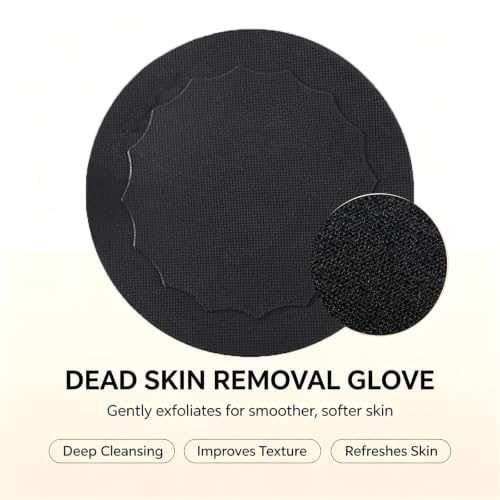 Exfoliating Bath Glove - Gentle Rubber Body Scrubber