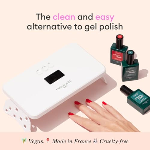 Manucurist Green Flash Gel Nail Polish Kit - 36W LED Lamp & 2 Colors