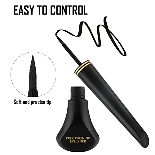 Black Liquid Eyeliner Pen Waterproof - 2 Pack