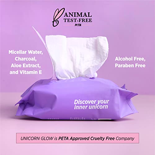 Unicorn Glow Makeup Remover Wipes & Lip Eye Duo - XL Size