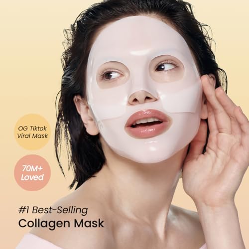 BIODANCE Radiance & Firming Duo: Vita Niacinamide Gel Toner Pads and Bio-Collagen Real Deep Mask for Glass Skin, Brightening, Pore-Minimizing, Korean Skin Care, Skin Care Set