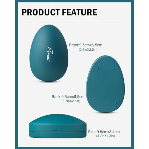 FVION Painless Glass Hair Eraser, Innovative Fine Grit Crystal Body Shaver for Smooth Skin, Effortless Hair Removal Tool (Green)