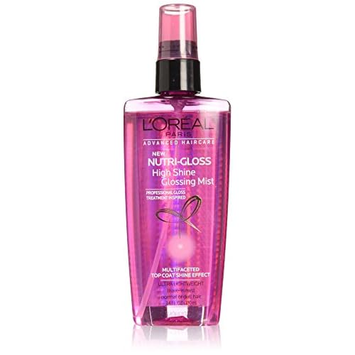 L'Or?al Paris Advanced Haircare Nutrigloss High Shine Glossing Mist, 3.4 fl. oz. (Packaging May Vary)