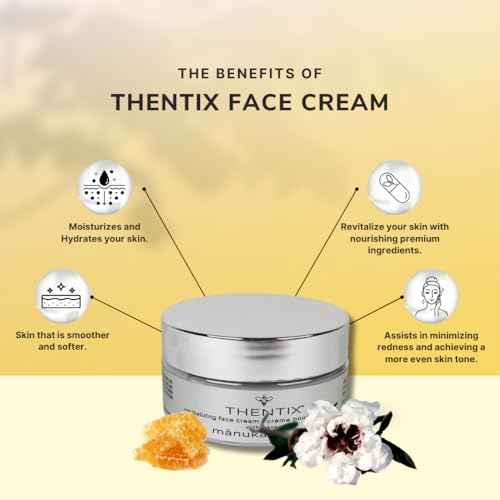 Face Cream with Manuka Honey, Moisturizer for Dry, Sensitive Skin, 2oz, Suitable for Women & Men