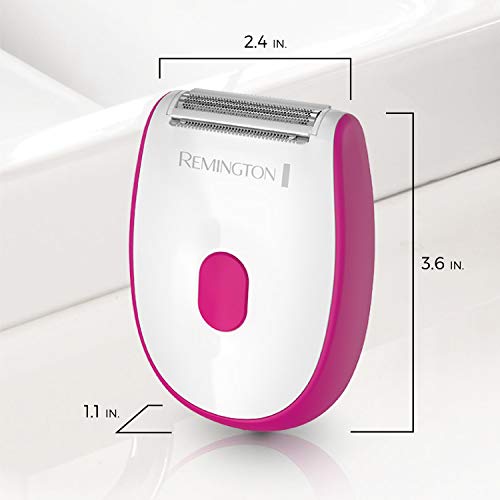 Pink Travel Shaver for Women - Wet & Dry Compact Electric Razor with Hypoallergenic Foil