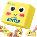 CKXMHM Smiley Butter Squishy Stress Relief Toy - Slow Rebound Squeeze Toy